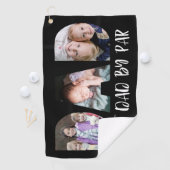 最高のパパ |父の日の写真 ゴルフタオル (インサイチュ)