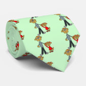 最高のパパ 父の日の父と娘の漫画 ネクタイ (ロール)