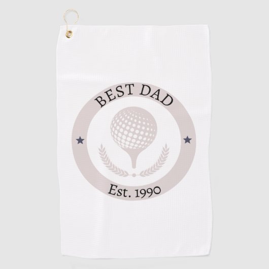 最高のパパ | 父の日ギフトゴルフタオル ゴルフタオル (正面)
