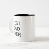 最高のパパ |父の日2トーンのコーヒーマグ ツートーンマグカップ (正面左)