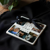 最高のパパ |父の日6写真コラージュ セラミックオーナメント