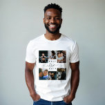 最高のパパ |父の日6写真コラージュ トライブレンドＴシャツ<br><div class="desc">家族祝の愛と大切な思い出の本質を捉えた贈り物と父の日。Father 最高の Ever Photo Collage T-Shirtはパーソナライズされた6枚のコラージュのグリッドを備え、家族の特別な写真や忘れられない瞬間をパパと一緒に表示するのに最適。このデザインは、手書きの黒いスクリプトスタイル最高のに「素晴らしパパ・エバー」とクラシックセリフフォントを組み合わせたエレガントに作られ、時代を超越した洗練された外観を作り出している。個人touchを追加するにカスタマイズは、家族が設立された年で。このTシャツは単なる贈り物ではなく、あなたの人生の素晴らしい父親への心からの敬意であり、彼が家族にもたらす愛と喜びを衣服に思い出させる。デザインとレイアウトによる©鳥類科学パペリー</div>