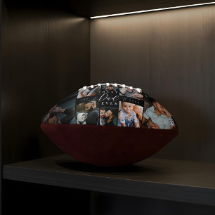 最高のパパ  父の日8写真コラージュ アメリカンフットボール