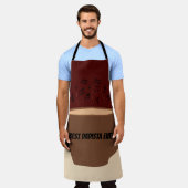 最高のパパ – 父の日/誕生日ギフト エプロン (着用した状態)