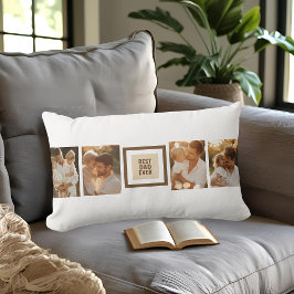 最高のパパ | 父カスタムの日の写真 ランバークッション