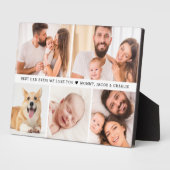 最高のパパ!私たちはあなたを愛しカスタムている写真ギフト フォトプラーク (側面)