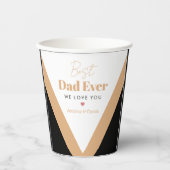最高のパパ 紙コップ (正面)