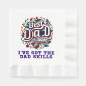 最高のパパ 縁ありランチョンナプキン (正面)