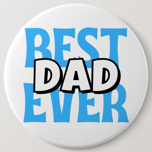最高のパパ 缶バッジ (正面)