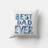 最高のパパ"装飾用クッション クッション (裏面)