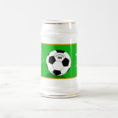 最高のパパ,誕生日，記念日，サッカー ビールジョッキ (中央)