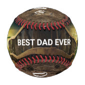 最高のパパ 野球ボール (裏面)