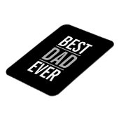 最高のパパ |青モダン色 マグネット (左側)