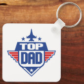 最高のパパ 飛行機 キーホルダー (裏面)