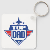 最高のパパ 飛行機 キーホルダー (裏面)