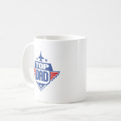 最高のパパ 飛行機 コーヒーマグカップ (正面左)