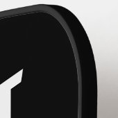 最高のパパ |黒はっきりしたモダン色 ピックルボールラケット (左詳細)