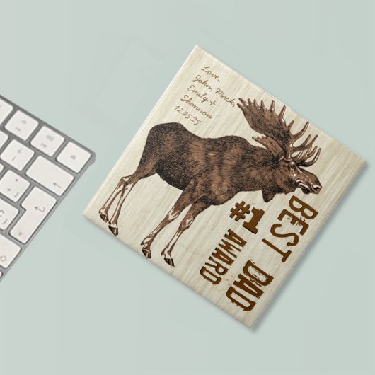 最高のパパ#1パパ賞ヴィンテージムース タイル