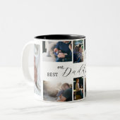 「最高のパパ!8カスタム写真父の日のマグカップ» ツートーンマグカップ (正面左)