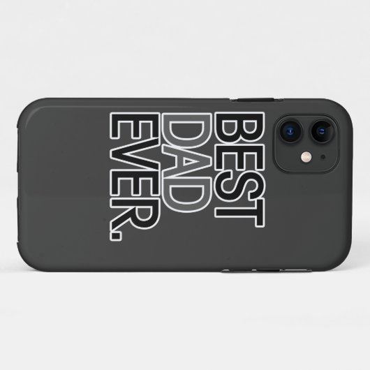 最高のパパ Case-Mate iPhoneケース (裏面(横))