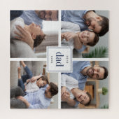 最高のパパ | Father's Day Kidsフォトコラージュ ジグソーパズル (横)