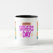 最高のパパ | Happy Father's Day Coffee マグカップ (中央)