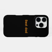 最高のパパ iPhone カー iPhoneケース (裏面横)