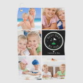 最高のパパ | Photo Collage Father's Day Golf ゴルフタオル (正面)