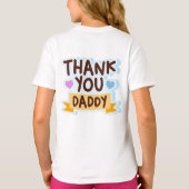 最高のパパ Tシャツ (裏面)