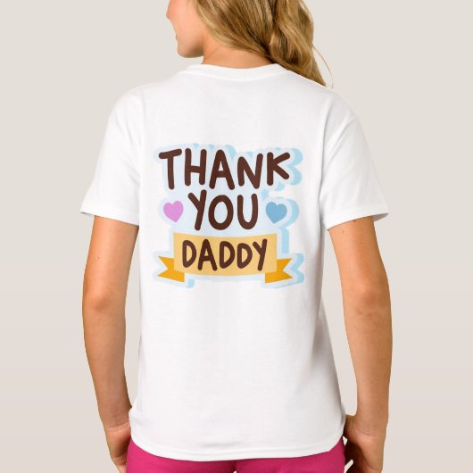 最高のパパ Tシャツ (裏面)