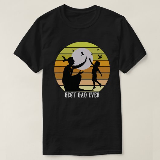 最高のパパ  Tシャツ | 面白い父の日ギフト シャツ (デザイン正面)