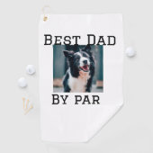 最高のパパby par dog pet photoモダンシンプルphoto ゴルフタオル (インサイチュ)