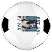 最高のパパby par dog pet photoモダンシンプルphoto サッカーボール (回転)