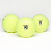 最高のパパby par dog pet photoモダンシンプルphoto テニスボール (マルチ)