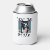 最高のパパby par dog pet photoモダンシンプルphoto 缶クーラー (缶裏面)