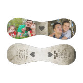 最高のパパDIYカスタム2フォトコラージュキープサケ 野球ボール (パネル)