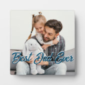 最高のパパEverカスタム Faters Dayフォトオーバーレイ フォトプラーク (正面)