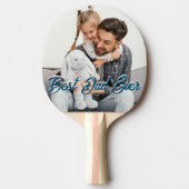 最高のパパEverカスタム Faters Dayフォトオーバーレイ 卓球ラケット (正面)