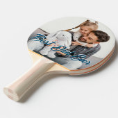 最高のパパEverカスタム Faters Dayフォトオーバーレイ 卓球ラケット (正面アングル)