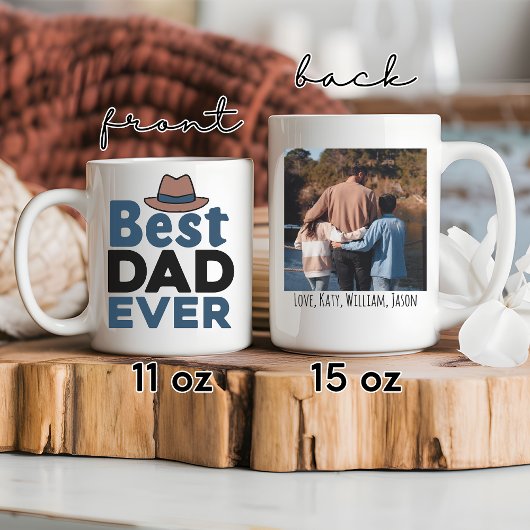 最高のパパEverカスタム Photo Mug, Father's Day Gift マグカップ