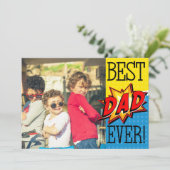 最高のパパEverスーパーヒーローカスタム写真 (スタンド正面)