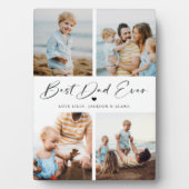 最高のパパEverハートスクリプト4 Photo Collage フォトプラーク (正面)