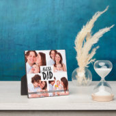 最高のパパEverパーソナライズされた 4写真大学ギフト フォトプラーク (インサイチュ)