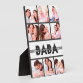 最高のパパEverパーソナライズされた, 9 Photo Collegeギフト フォトプラーク (側面)