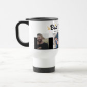 最高のパパEVERフォトコラージュ父の日のカスタム トラベルマグ (左)