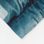 最高のパパEverモダン Athletic Photo Father's Day フリースブランケット (角)