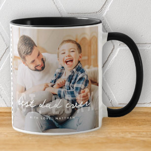 最高のパパEverモダン Athletic Photo Father's Day マグカップ