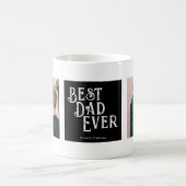 最高のパパEverヴィンテージフォトコーヒーマグ コーヒーマグカップ (中央)