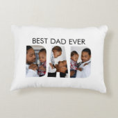 最高のパパEver写真 アクセントクッション (裏面)