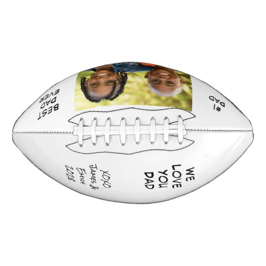 最高のパパEver写真 アメリカンフットボール (正面)